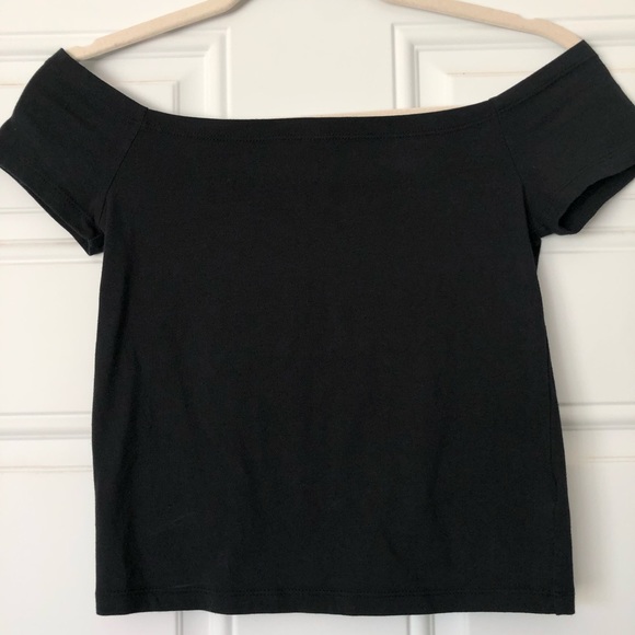 Black Pacsun Off The Shoulder Top - Picture 1 of 3